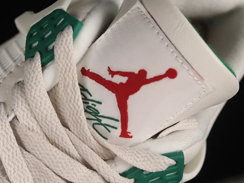 All categories Air Jordan Jordan series basketball shoes Air Jordan 4 Nk SB x Air Jordan 4 "Pine Green" AJ4 Joe 4 joint white green DR5415-103